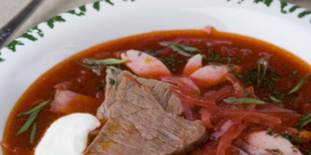 Рецепт борща московского