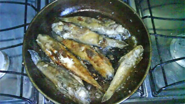 борщ с бычками и фасолью