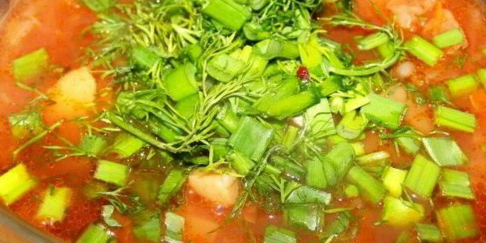 Рецепт борща с грибами