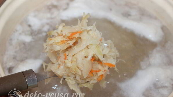 борщ с квашеной капустой