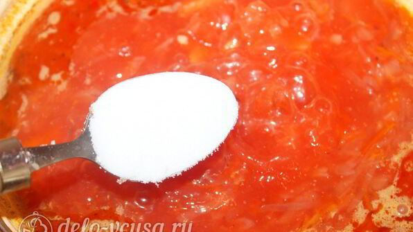 борщ с квашеной капустой