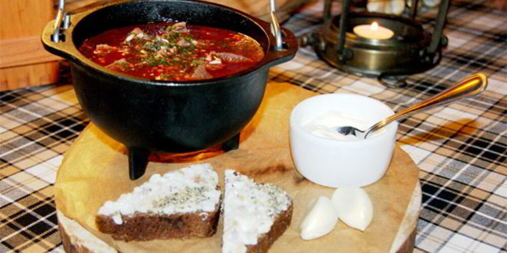 Рецепт борща с мясом лося