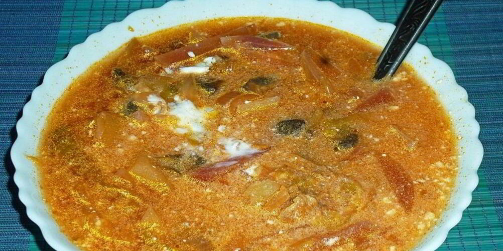 Рецепт борща с мясом