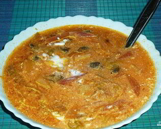 Борщ с мясом