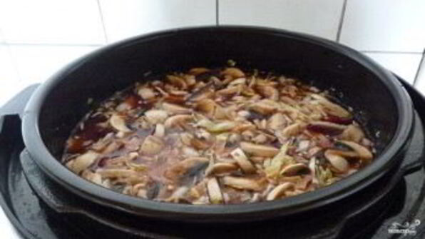 борщ с мясом