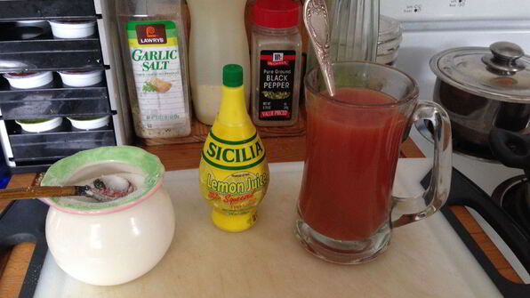 борщ с салом по-мужски