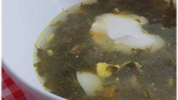 борщ зеленый