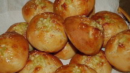 Домашние чесночные пампушки к борщу