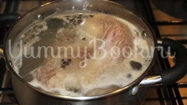 домашний борщ с говядиной