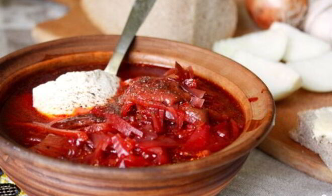 Грибной борщ