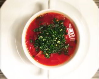 Холодный борщ из свеклы