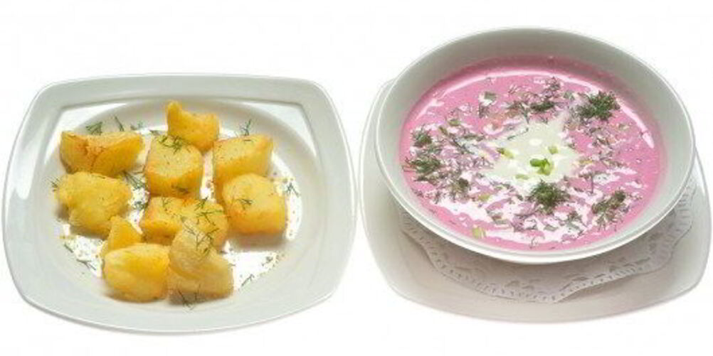 Рецепт холодного борща saltibarsciai