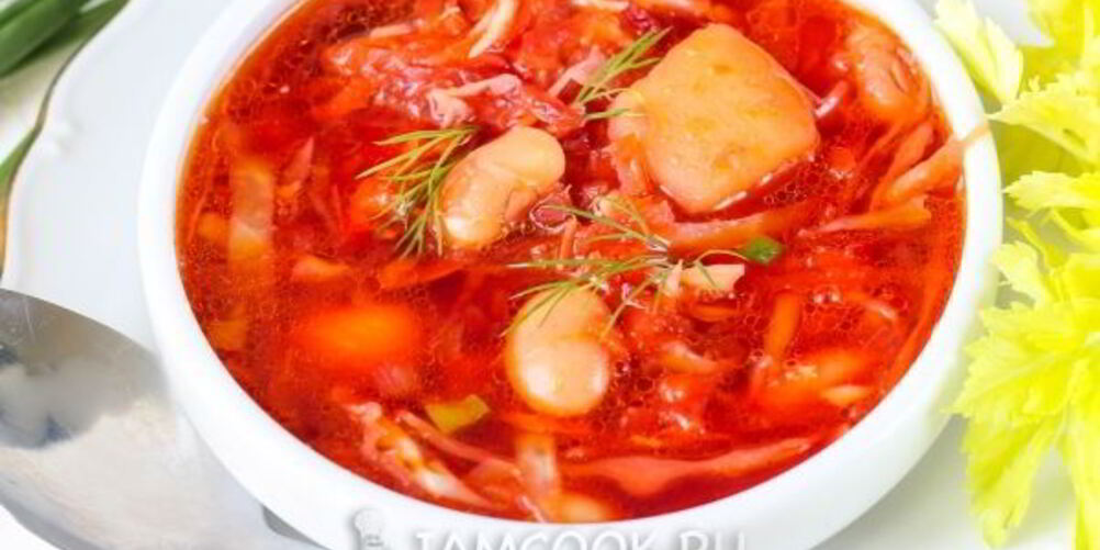 Рецепт классического постного борща