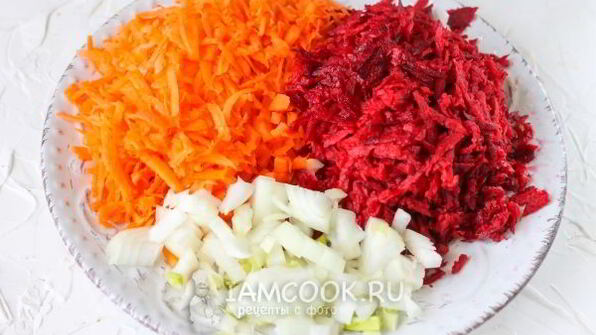 классический постный борщ