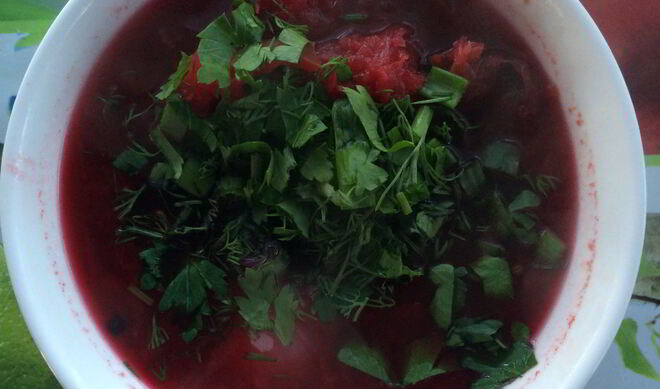 Наваристый борщ без мяса и картофеля