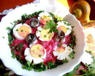 Норвежский борщ с килькой