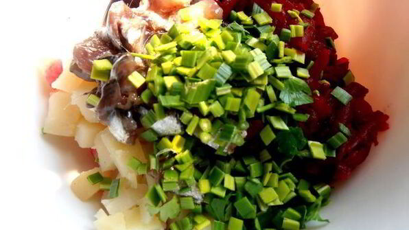 норвежский борщ с килькой