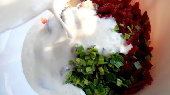 норвежский борщ с килькой