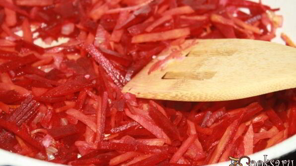 постный борщ с нутом без картофеля