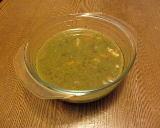 Русский зеленый борщ