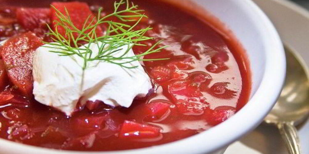 Рецепт украинского борща с курицей