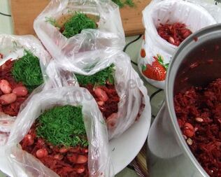 Заправка для борща замороженная