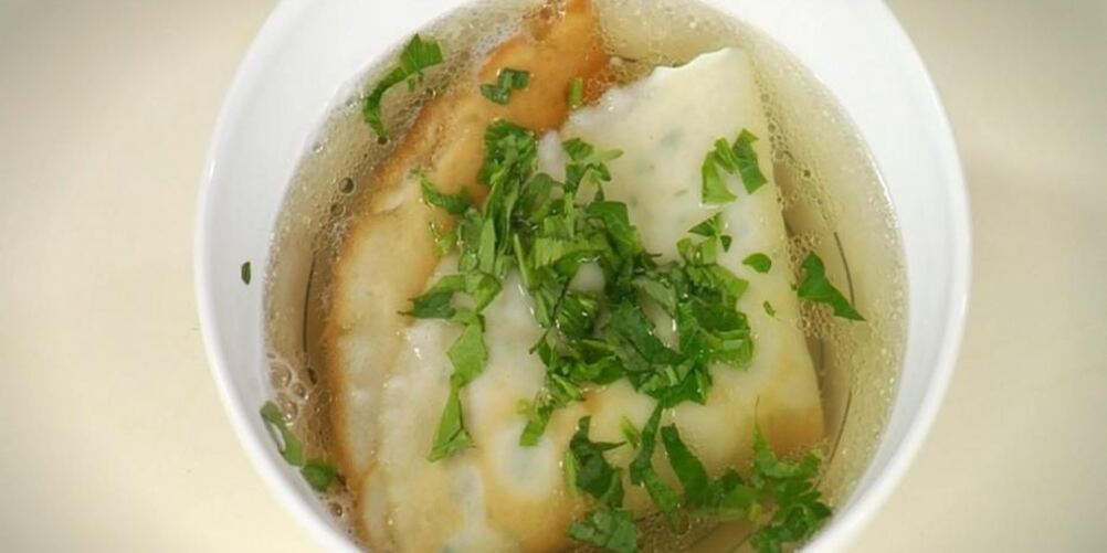 Рецепт блинчиков в бульоне