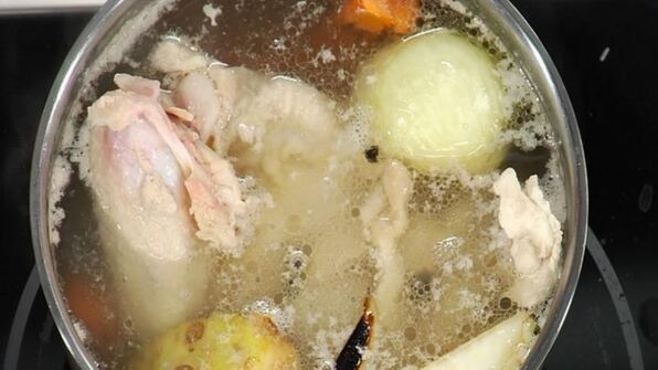 блинчики в бульоне