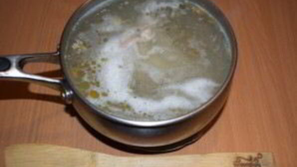 бульон из домашней курицы