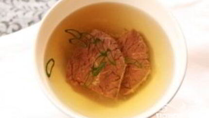 Бульон из говядины на кости