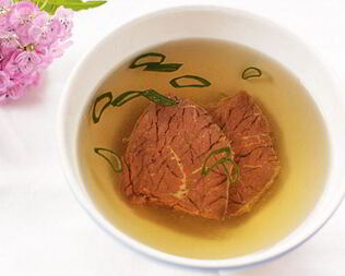 Бульон из говяжьего языка