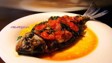 Дорада в сумасшедшем бульоне