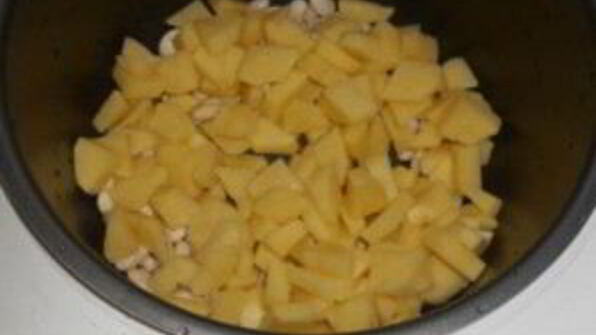 фасолевый суп на говяжьем бульоне