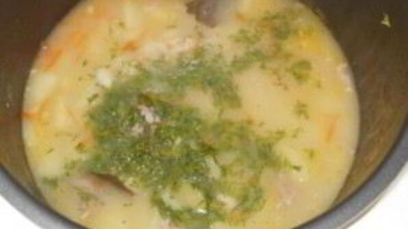 фасолевый суп на говяжьем бульоне