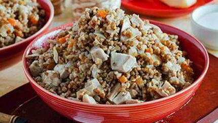 Гречневая каша на курином бульоне в мультиварке