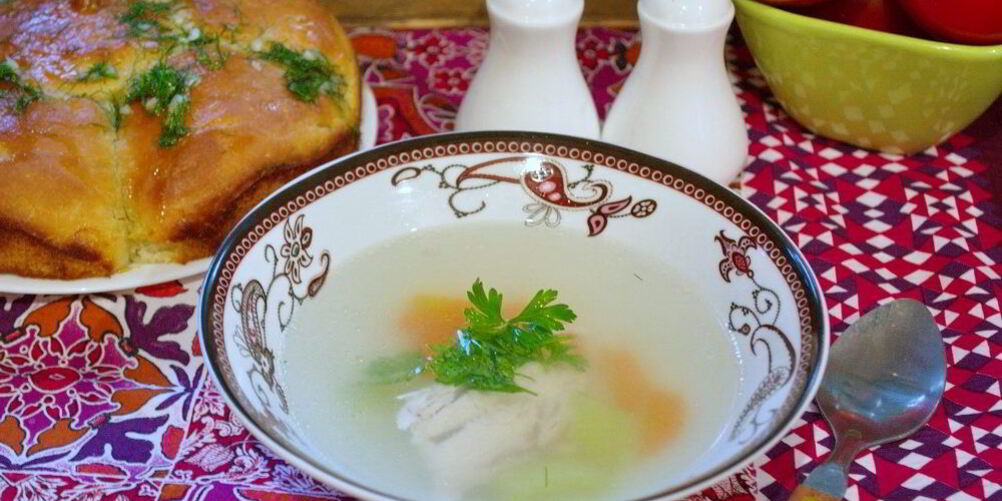 Рецепт куриного бульона с пампушками