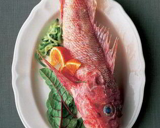 Морской ерш в бульоне