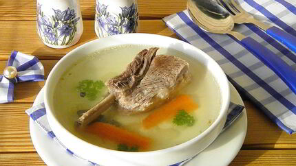 Мясной бульон в мультиварке