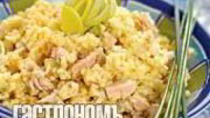 Пшенная каша на курином бульоне