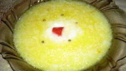 Тыквенный суп на молоке и бульоне со сметаной