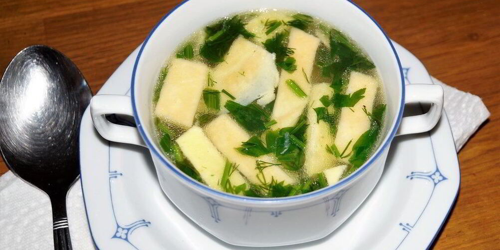 Рецепт яичного супа