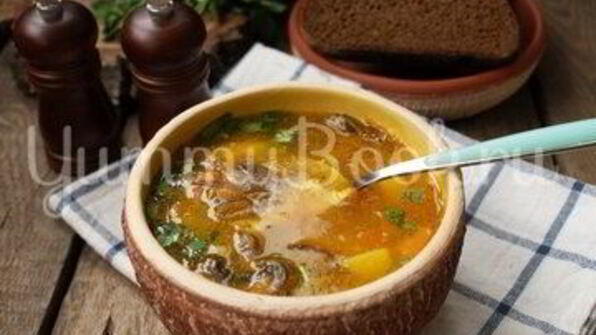 горохово-грибной суп