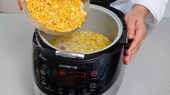 гороховый суп с копченой курицей в мультиварке