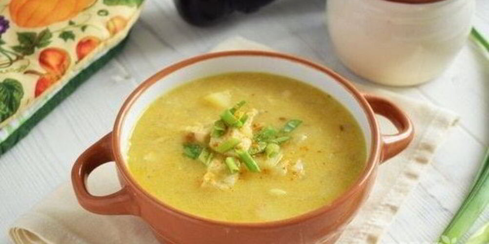 Рецепт горохового супа с курицей на кокосовом молоке