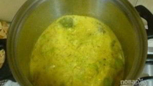 гороховый суп с курицей на кокосовом молоке