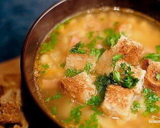 Гороховый суп с окороком