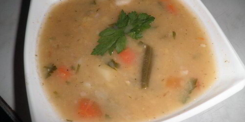Рецепт горохового супа с овощами