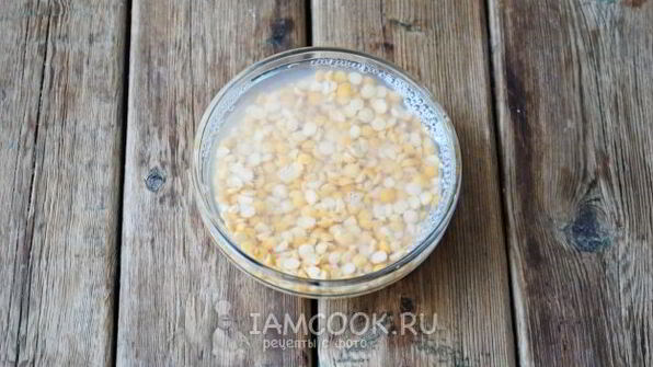 гороховый суп с плавленым сыром