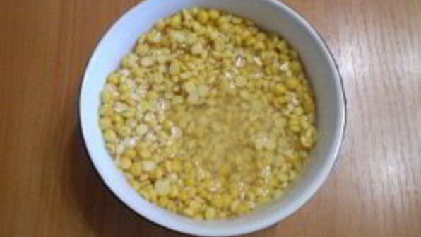 гороховый суп с сухариками