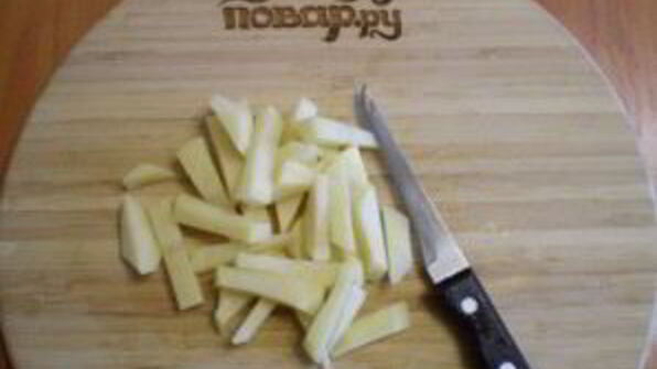 гороховый суп с сухариками